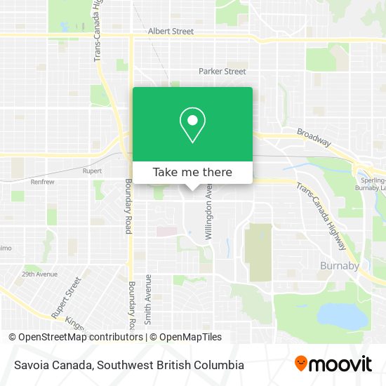 Savoia Canada plan