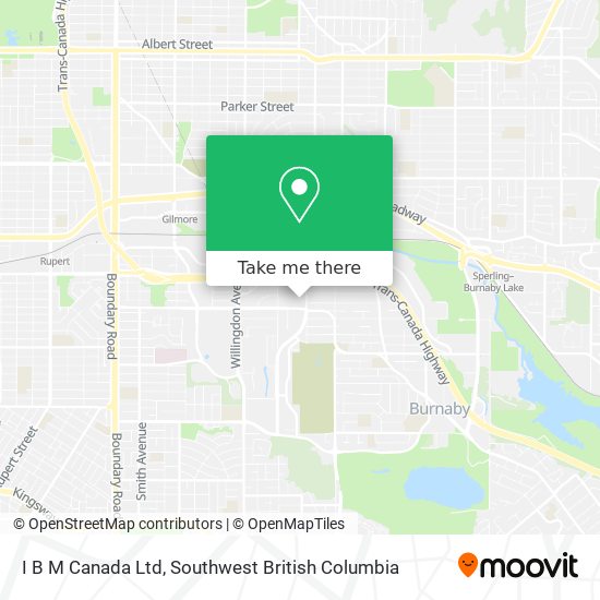 I B M Canada Ltd map