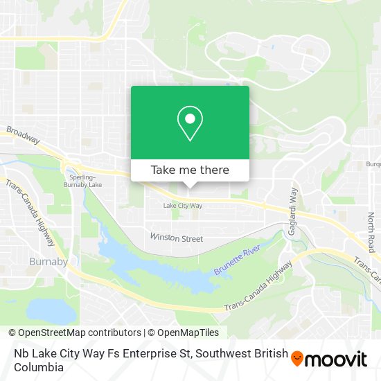 Nb Lake City Way Fs Enterprise St map