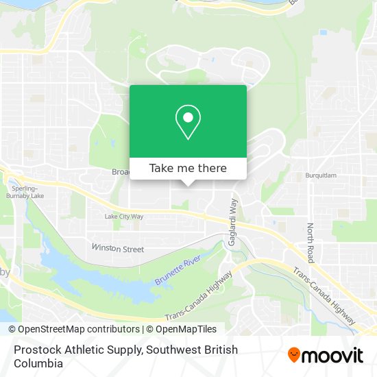 Prostock Athletic Supply map