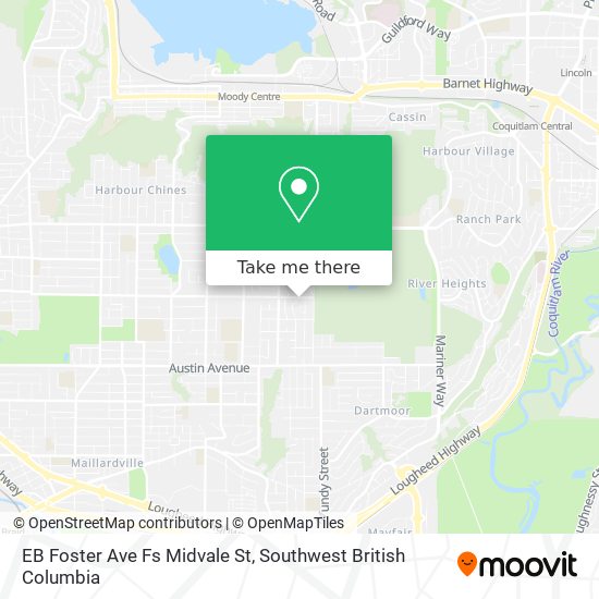 EB Foster Ave Fs Midvale St map