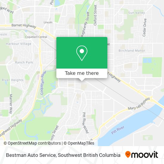 Bestman Auto Service map