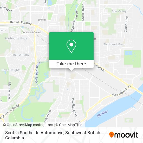 Scott's Southside Automotive map