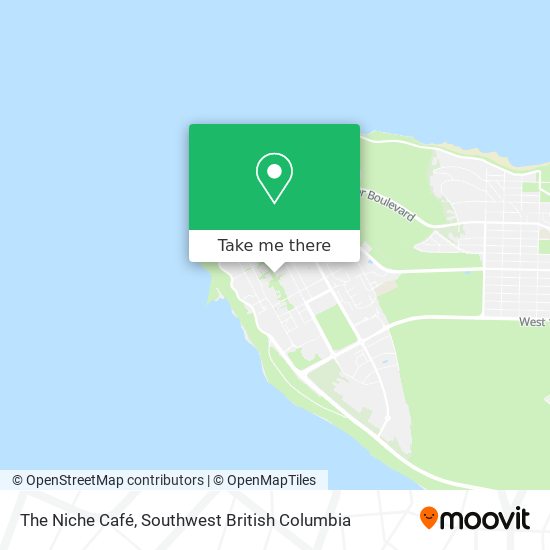 The Niche Café map