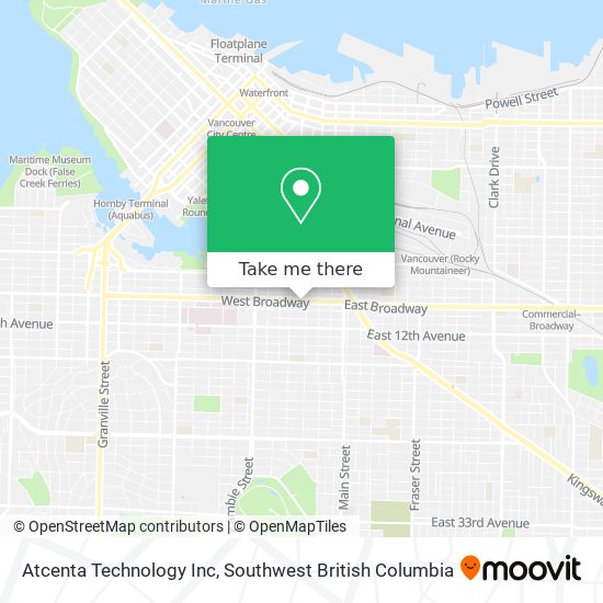 Atcenta Technology Inc map