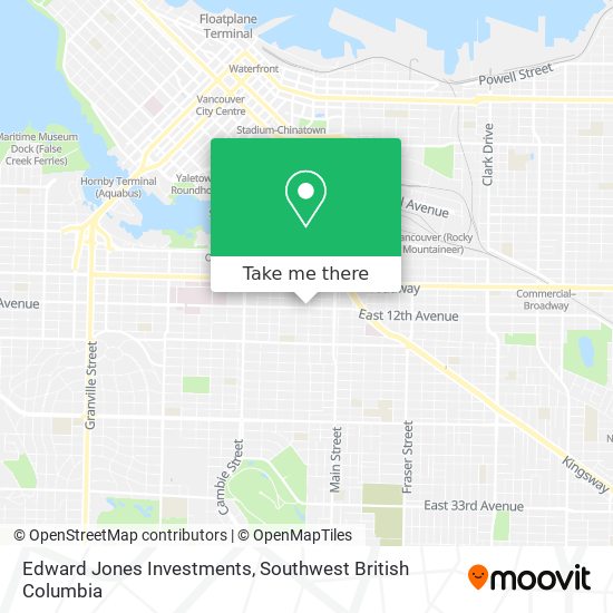 Edward Jones Investments map