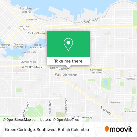 Green Cartridge map