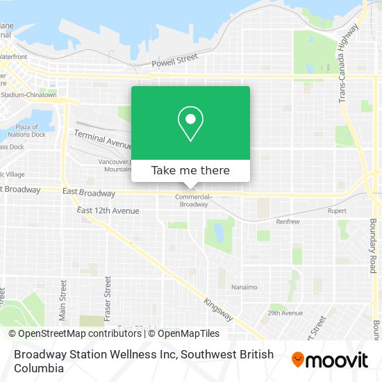 Broadway Station Wellness Inc map