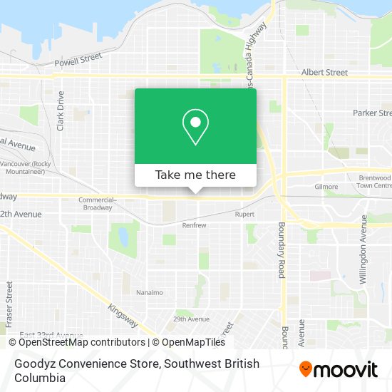 Goodyz Convenience Store plan