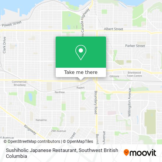 Sushiholic Japanese Restaurant plan