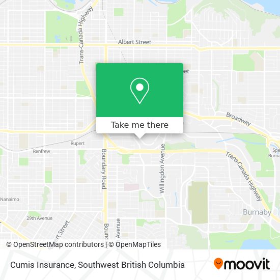 Cumis Insurance map