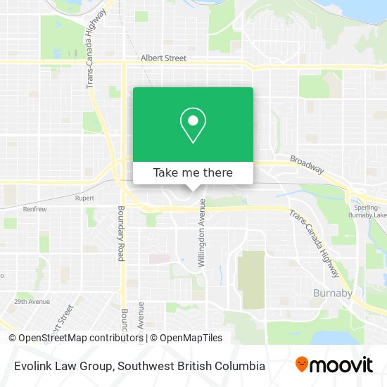 Evolink Law Group map