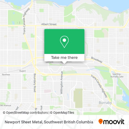 Newport Sheet Metal map