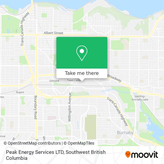 Peak Energy Services LTD map