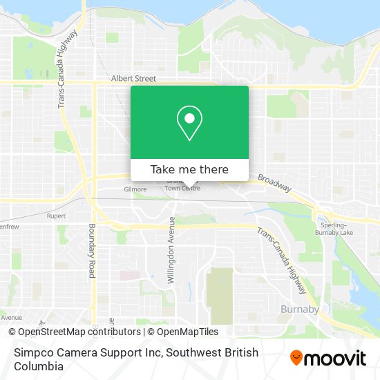 Simpco Camera Support Inc map