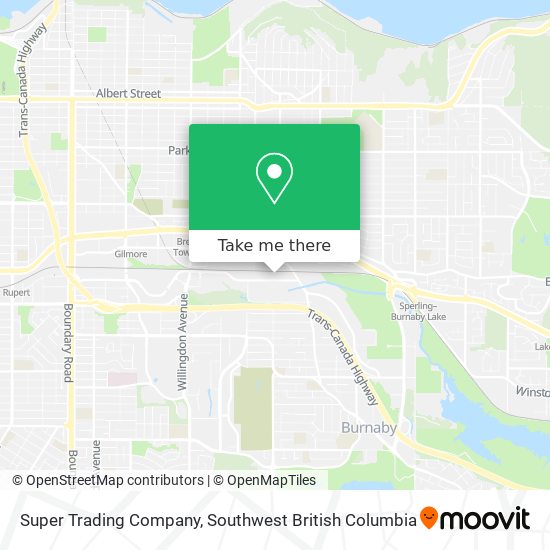 Super Trading Company map