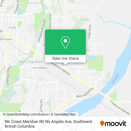 Nb Coast Meridian RD Ns Angelo Ave map