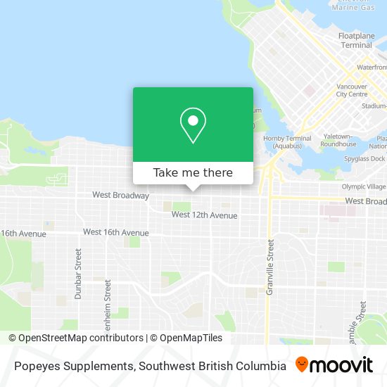 Popeyes Supplements map