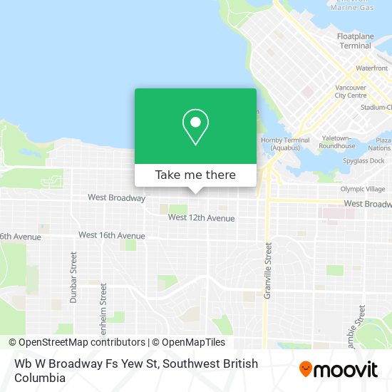 Wb W Broadway Fs Yew St map