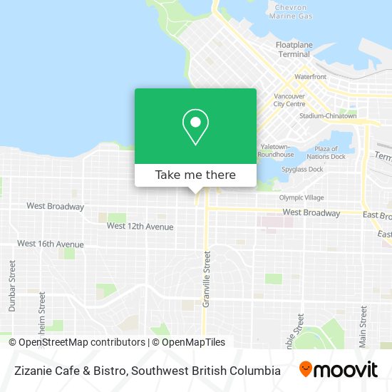 Zizanie Cafe & Bistro plan