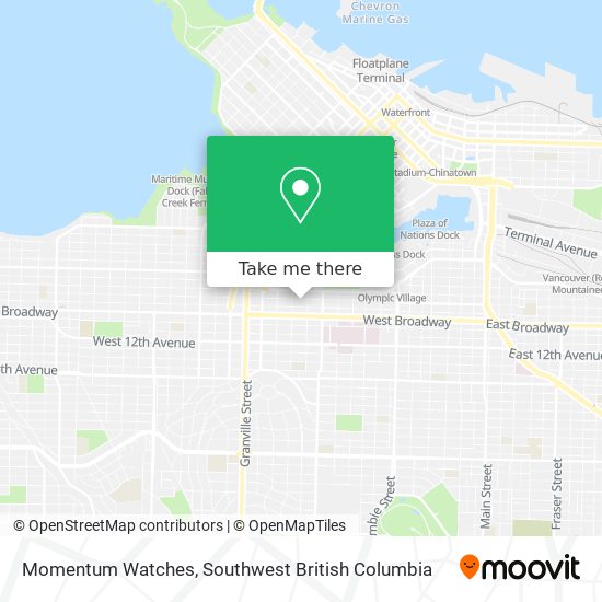 Momentum Watches map