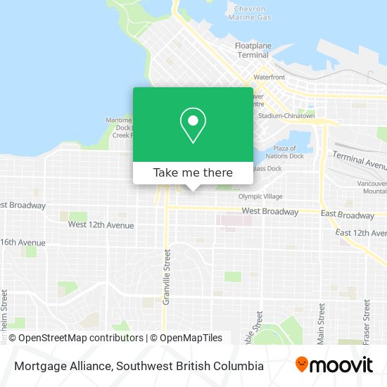 Mortgage Alliance map