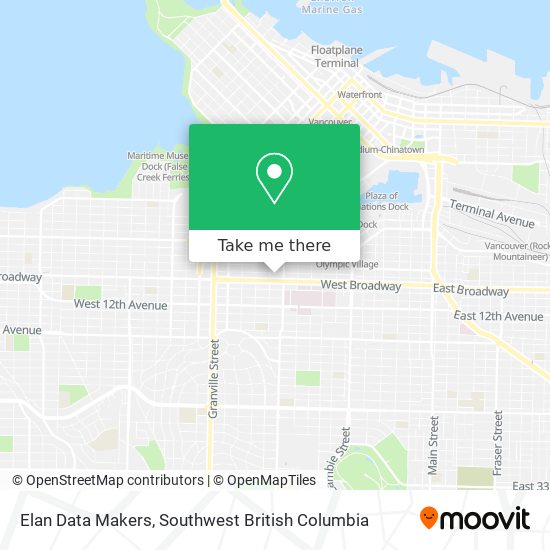 Elan Data Makers map