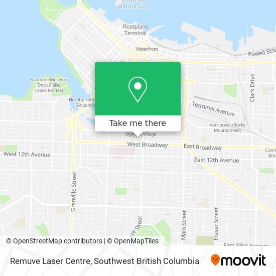 Remuve Laser Centre map
