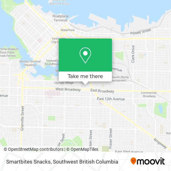 Smartbites Snacks map