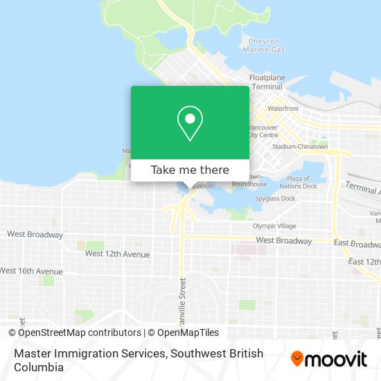 Master Immigration Services map