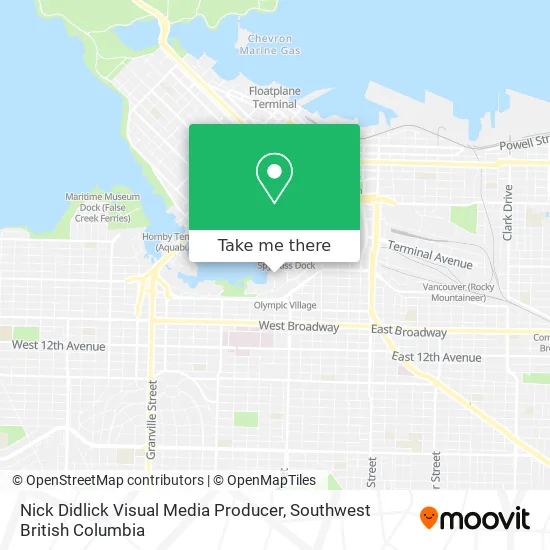 Nick Didlick Visual Media Producer map