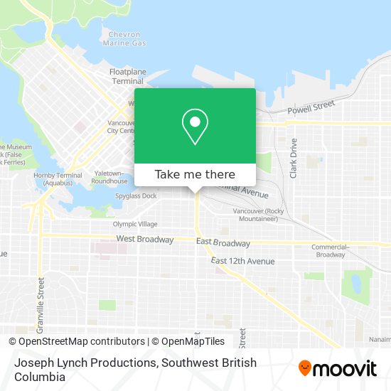 Joseph Lynch Productions map