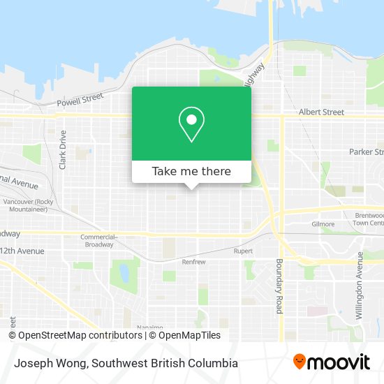 Joseph Wong map