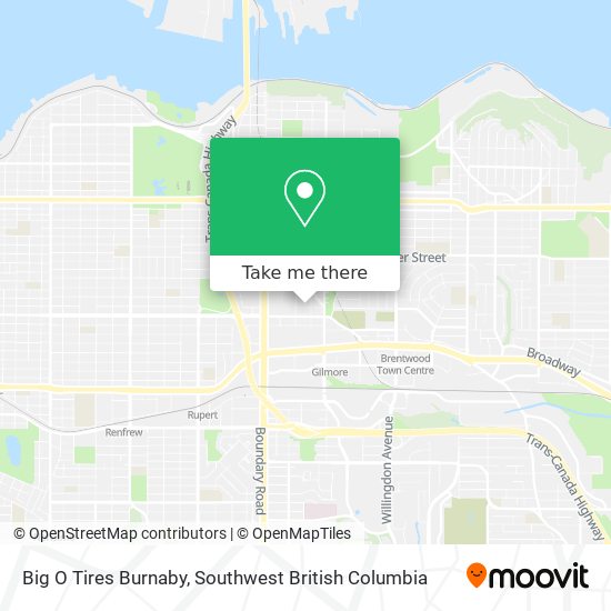 Big O Tires Burnaby plan