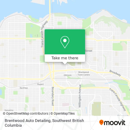 Brentwood Auto Detailing map