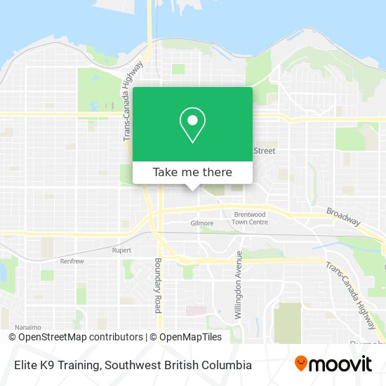 Elite K9 Training map