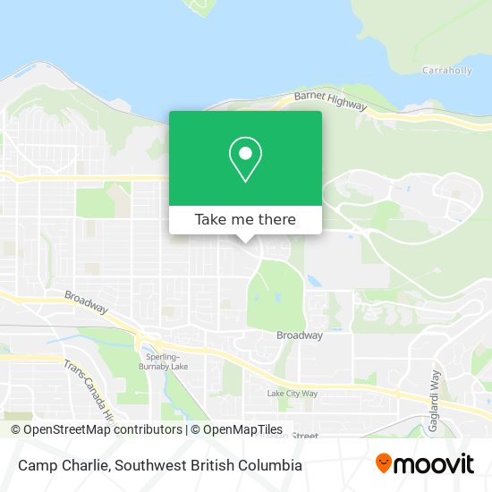 Camp Charlie map