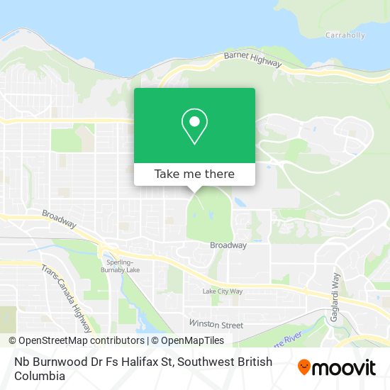 Nb Burnwood Dr Fs Halifax St map