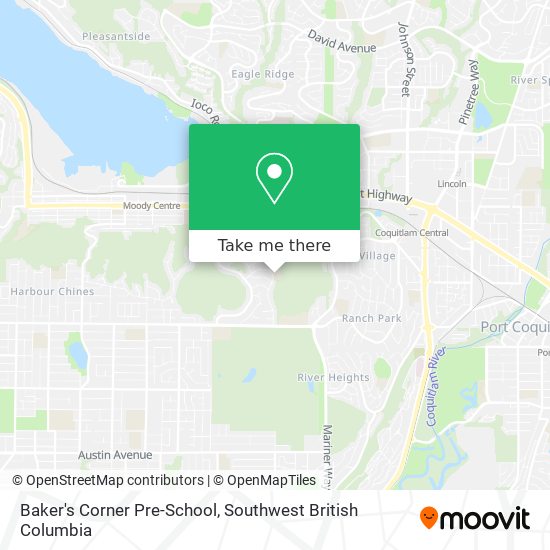 Baker's Corner Pre-School map