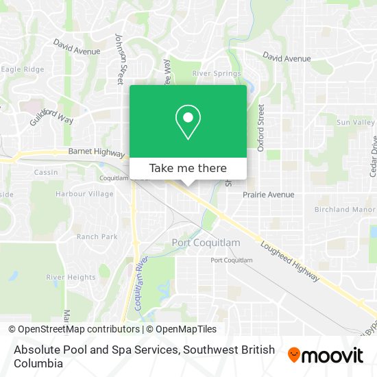 Absolute Pool and Spa Services map