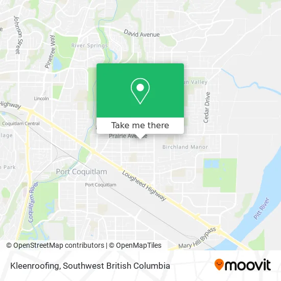 Kleenroofing map