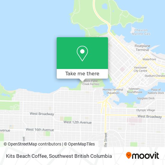 Kits Beach Coffee plan