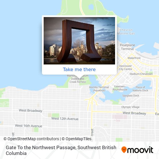 Gate To the Northwest Passage map