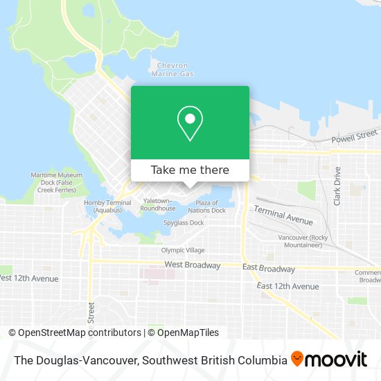 The Douglas-Vancouver map