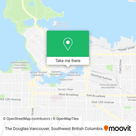 The Douglas-Vancouver map