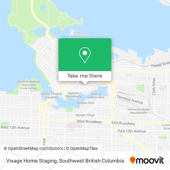 Visage Home Staging map