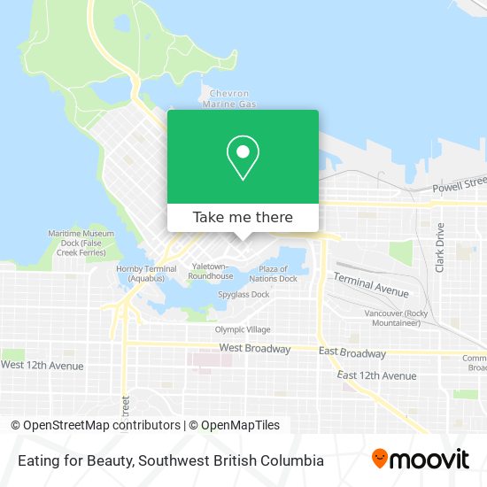 Eating for Beauty map