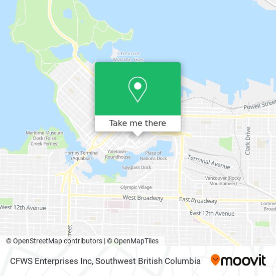 CFWS Enterprises Inc map
