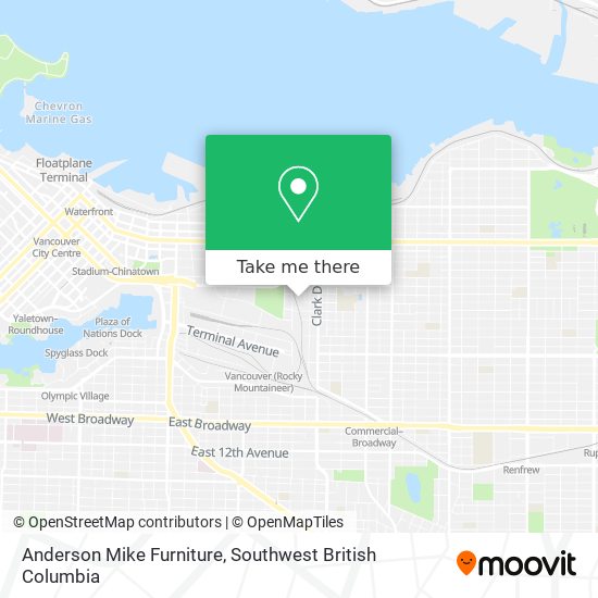 Anderson Mike Furniture map