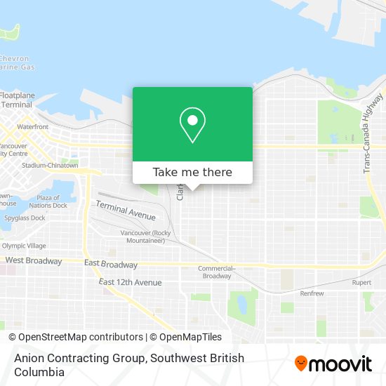Anion Contracting Group map